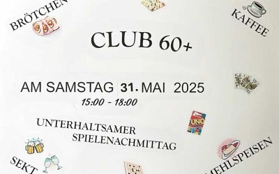 Club 60+, 31. Mai 2025