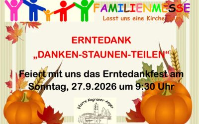 Familienmesse – Erntedank, 27. September 2026