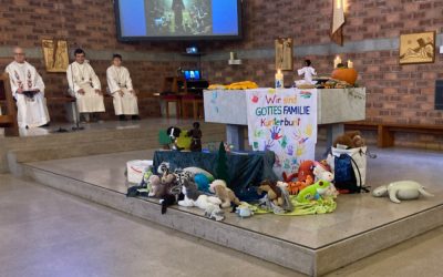 Kindermesse mit tierischen Gästen